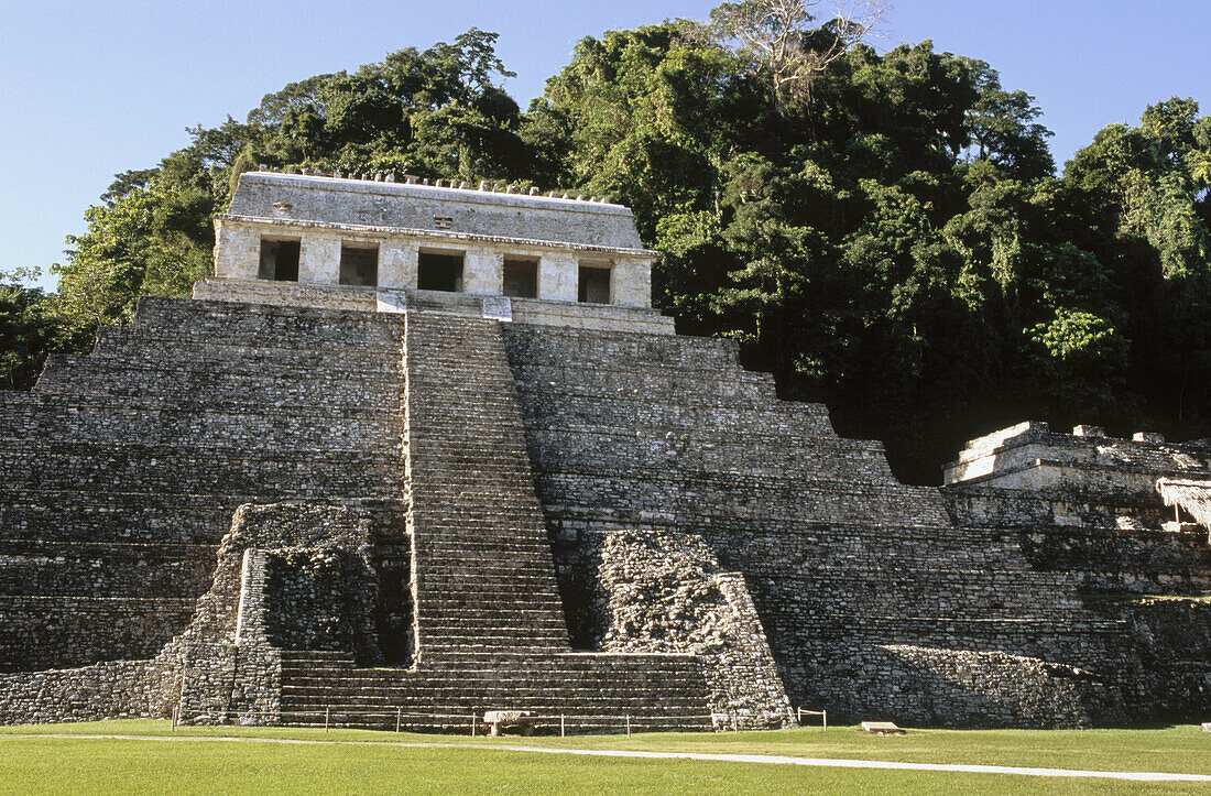 Temple of the Inscriptions. Palenque. Chiapas. Mexico