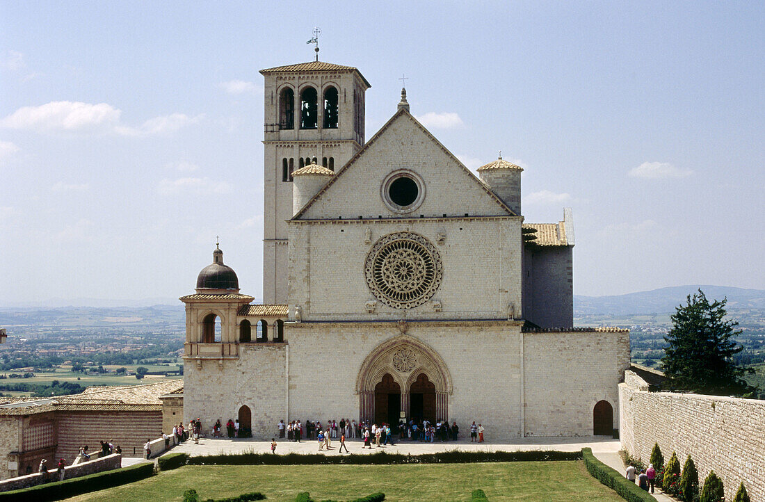 Basilica of St. Francis, Assisi. Umbria, Italy
