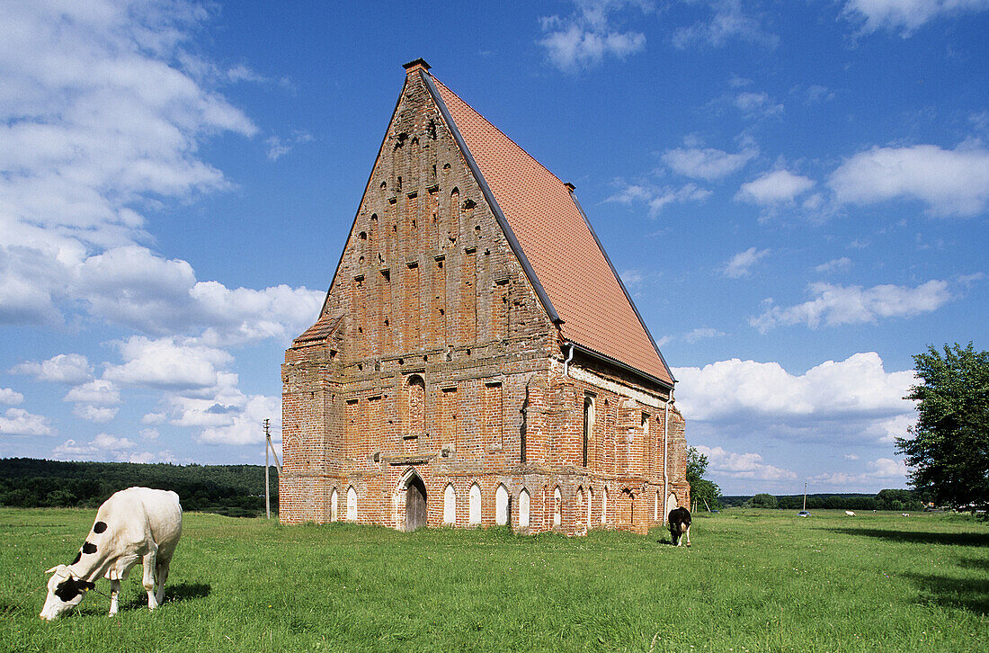 Church, XVIth century. Zapyskis, near Kaunas. Lithuania.