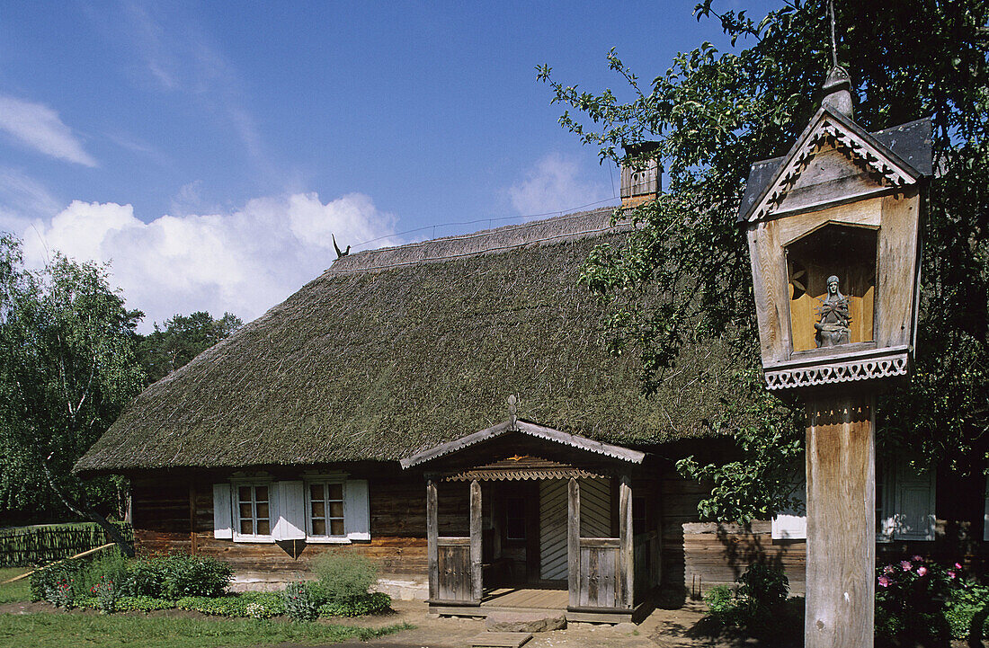 Village buildings. Open Air Museum, XVIIIth-XIXth centuries. Rumsiskes near Kaunas. Trakai. Lithuania.
