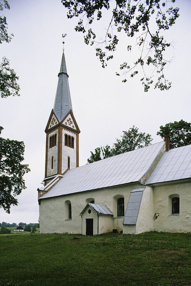Oldest church in Latvia near Krimulda. Vidzeme, Latvia