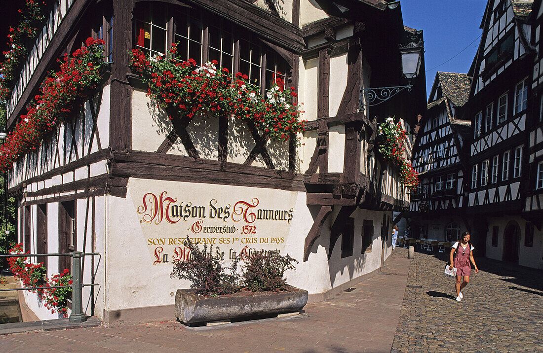 Houses, Petite France . Strasbourg. Bas-Rhin. Alsace. France.