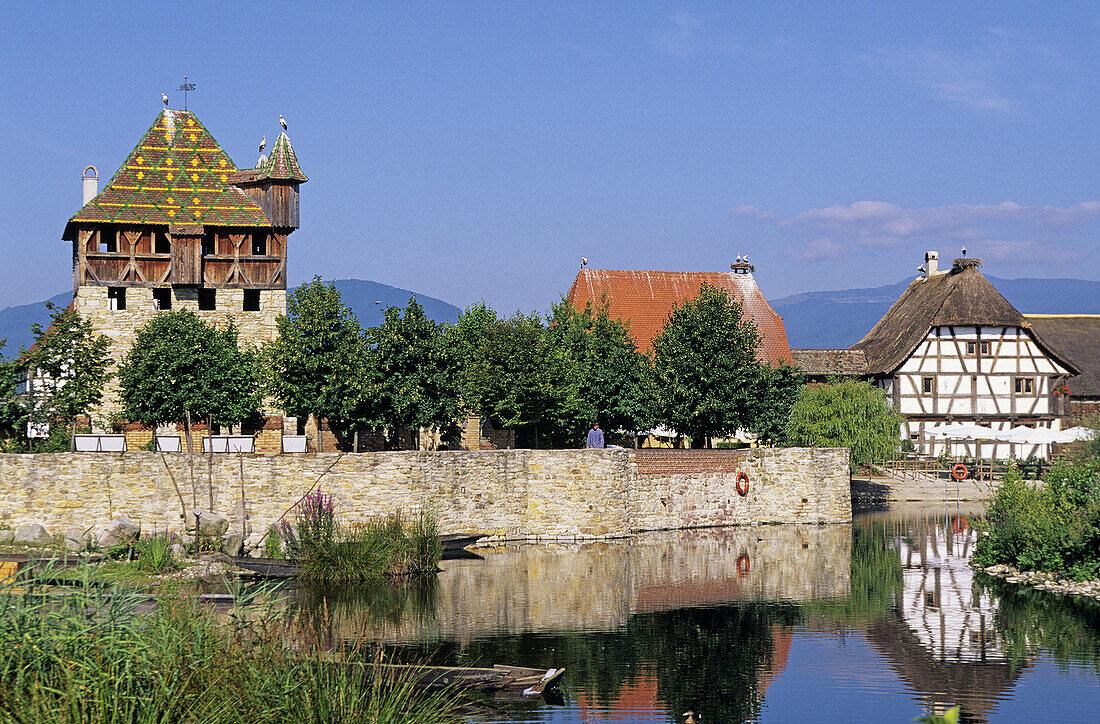 Ecomuseum. Ungersheim. Haut-Rhin. Alsace. France.