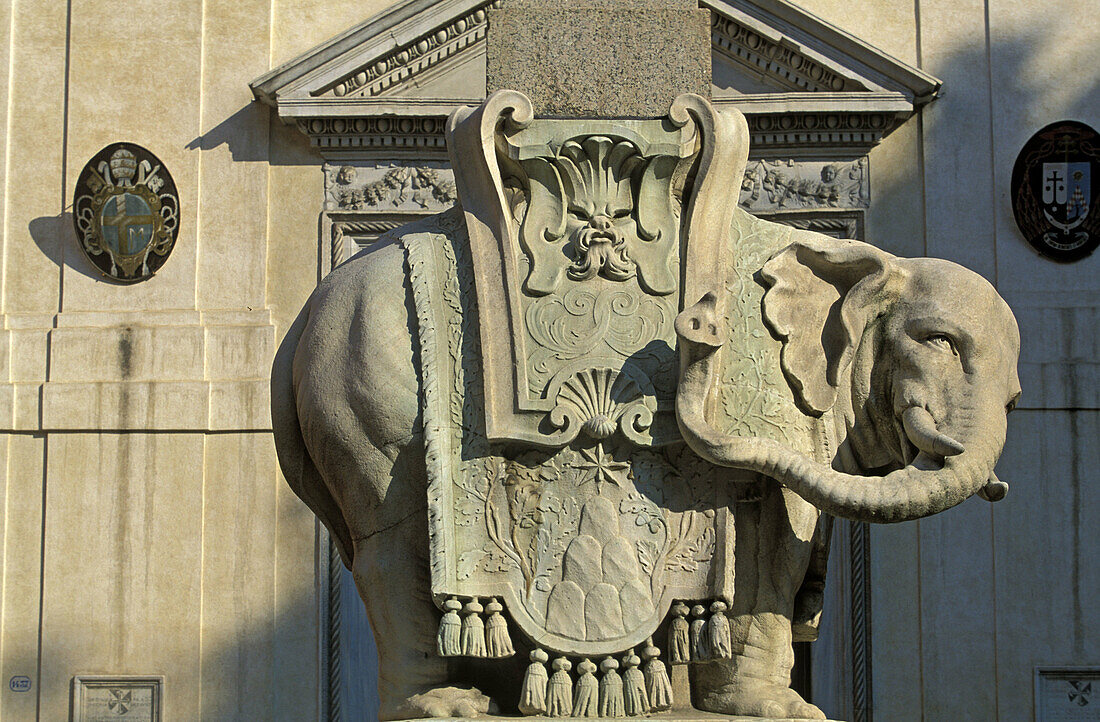 Elephant Statue. Piazza Della Minerva. Rome. Italy