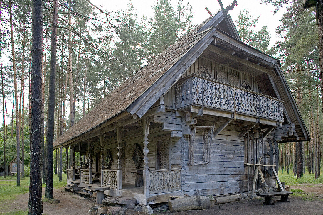 Girios Aidas (Echo of the Forest) forest museum, Druskininkai. Lithuania