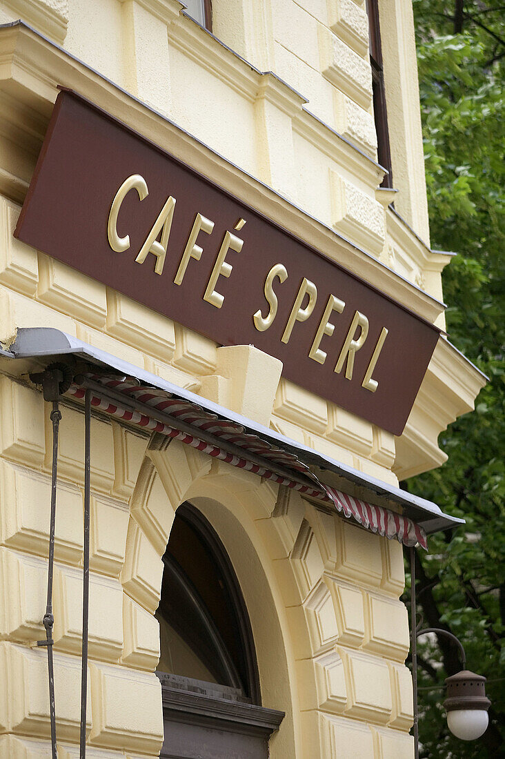 Cafe Sperl, Vienese Café (and favourite cafe of young Adolf Hitler). Vienna. Austria. 2004.