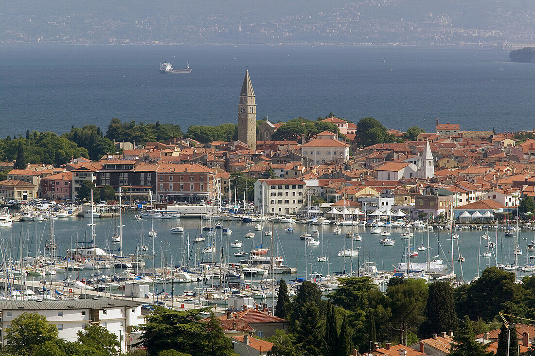 Town View from the South. Izola. Primorska. Slovenia.