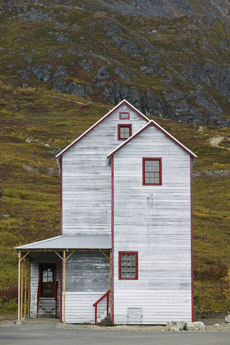 1930 s Era Goldmine abandoned in 1955. Independence Mine State Historical Park. Hatcher Pass. Alaska. USA.