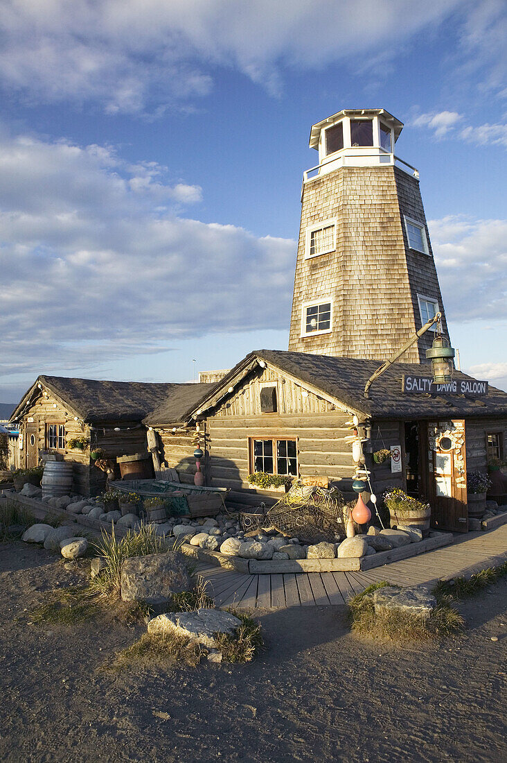 Homer Spit. Salty Dawg Saloon. Homer. Kenai Peninsula. Alaska. USA.