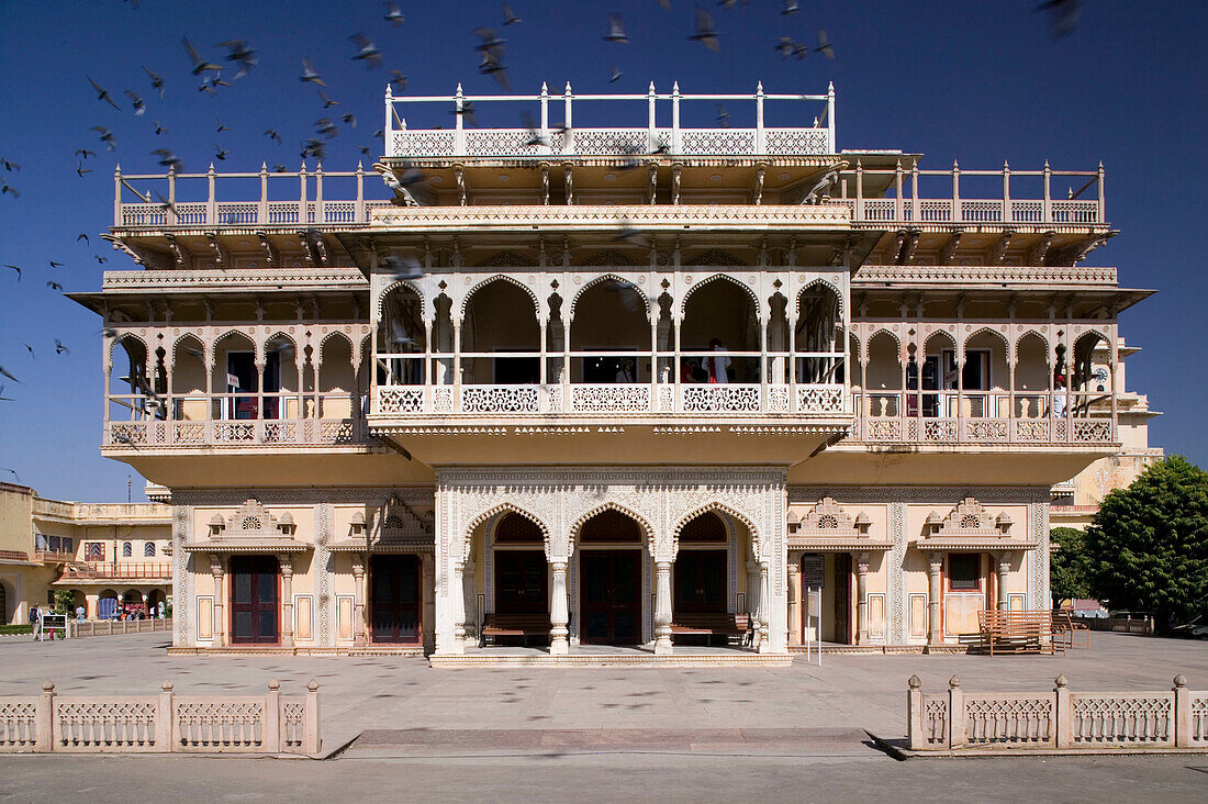Jaipur City Palace Complex. Mubarak Mahal. Welcome Palace (c. late 19th century). Jaipur. Rajasthan. India.