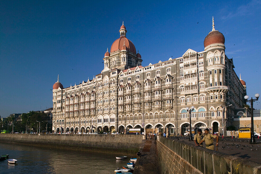 Taj Mahal Hotel, (b.1903) venerable Mumbai hotel. Maharashtra, India (2004)