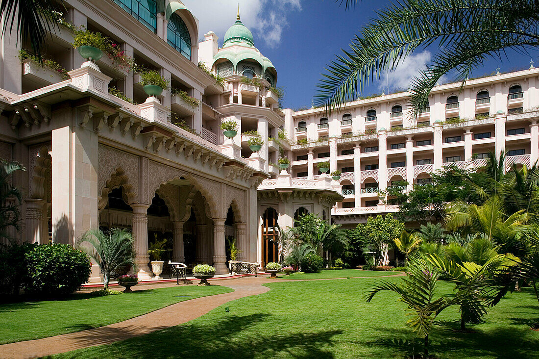 Leela Palace Hotel. Exterior. Bangalore. Karnataka. India.