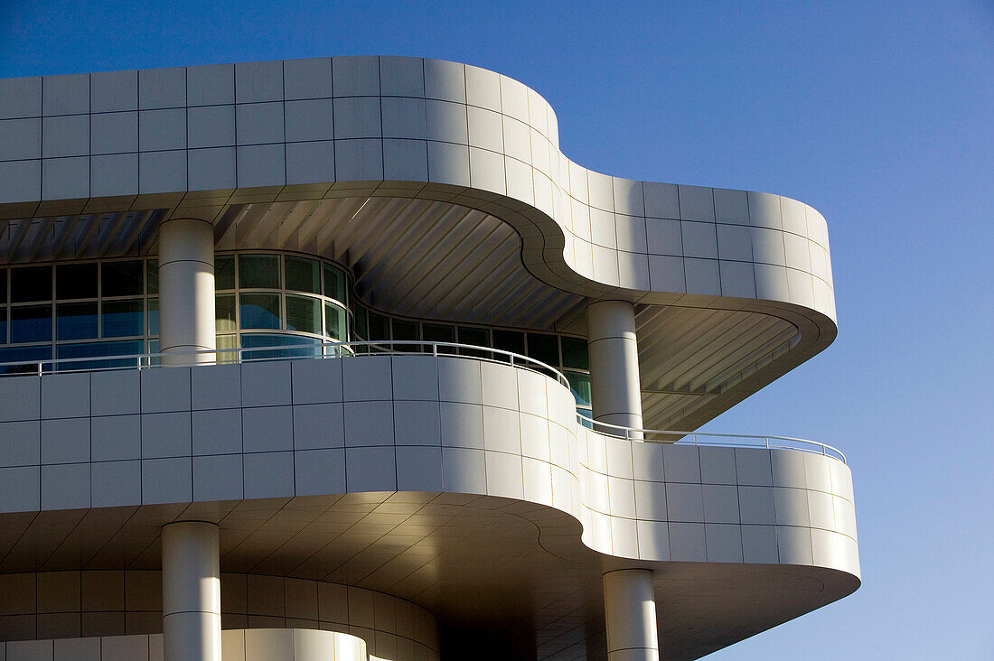 The Getty Center. Museum and Research Center, designed by Richard Meier. Exterior. Brentwood. Los Angeles. California. USA.