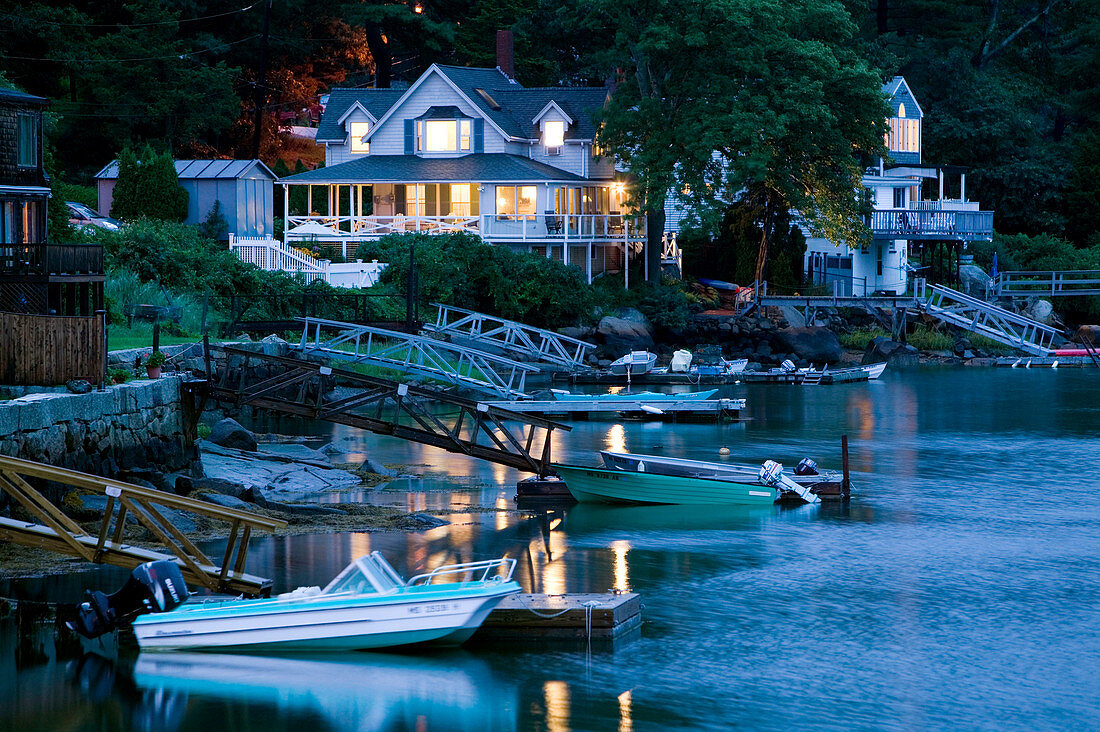 Summer Cottage. Goose Cove. Gloucester. Cape Ann. Massachusetts. USA.