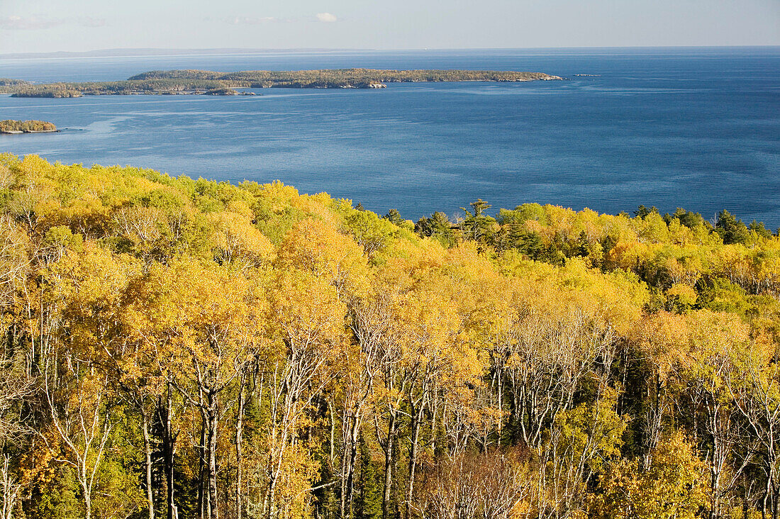 Grand Portage State Park along the US/Canada Border by Lake Superior. Autumn. Grand Portage. Minnesota. USA.