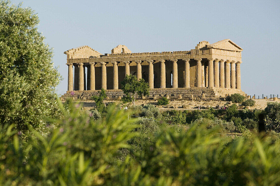 The Temple of Concordia (430 BC), Valley of the Temples (Sicily s Oldest Tourist Site), Agrigento. Sicily, Italy