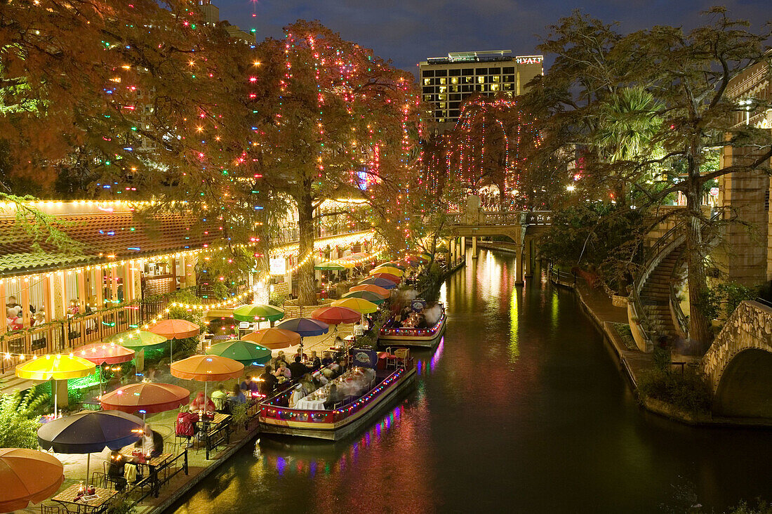 Riverwalk Area. San Antonio.Texas , USA.