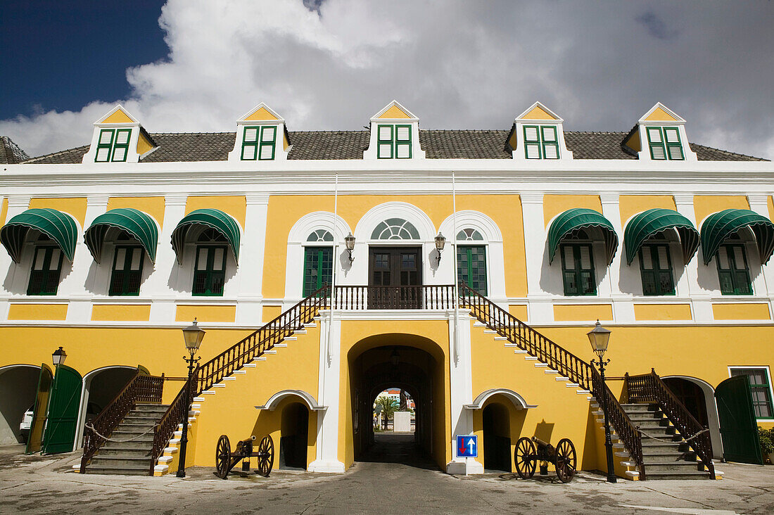 Punda. Governors Palace. Fort Amsterdam. Willemstad. Curaçao. Netherlands Antilles.