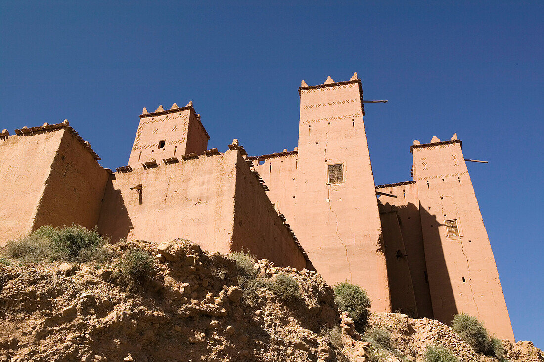 Kasbah at Ait Youl. Dades gorge. Dades Valley. Morocco.