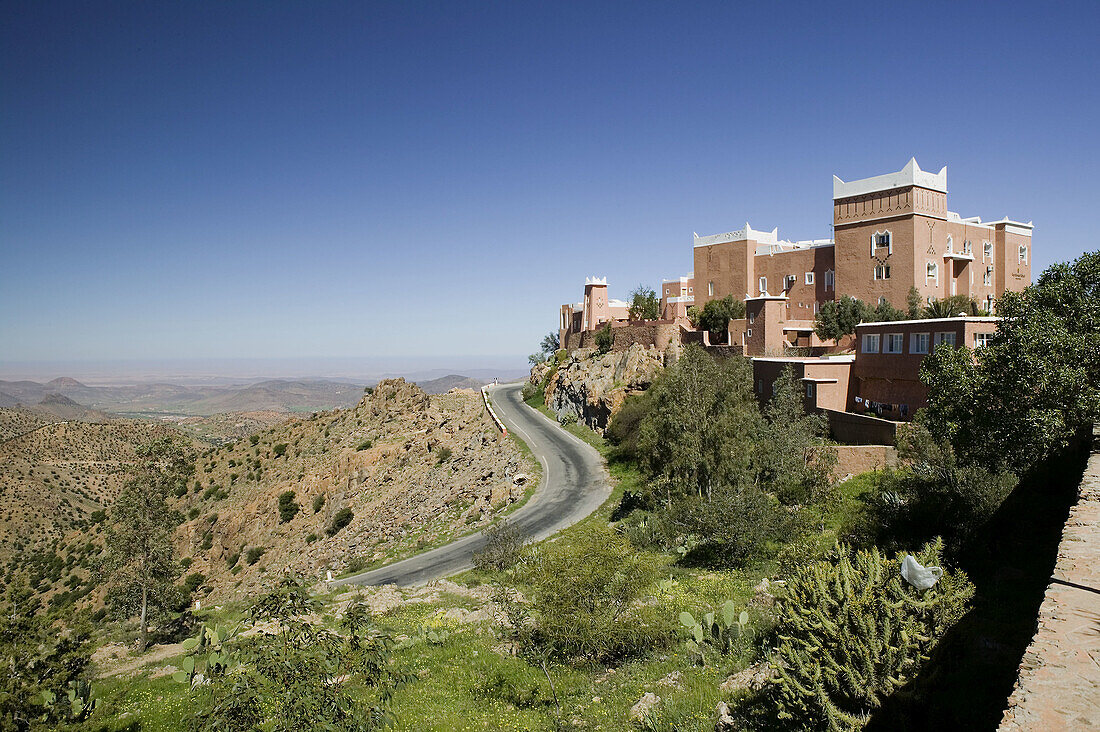 Morocco. Anti Atlas. Col du Kerdous pass: Hotel Kerdous