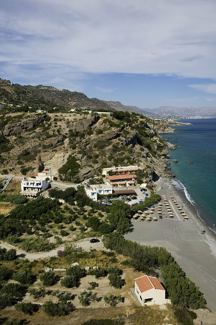 Beach at Agias Fotias. Lasithi Province. Crete. Greece.