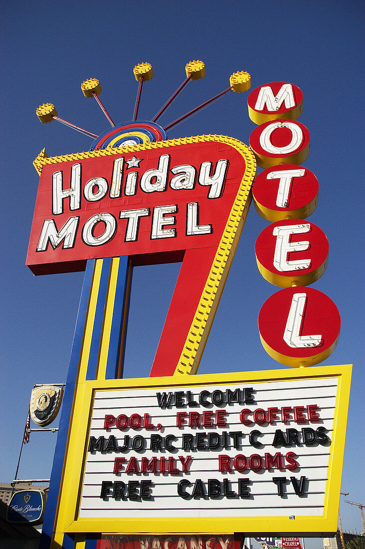 Holiday Motel, Las Vegas. Nevada, USA