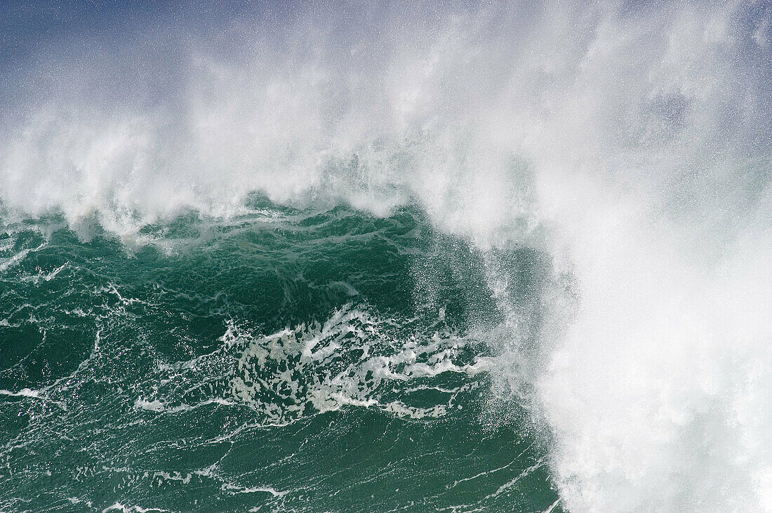 Powerful wave, Oahu. Hawaii, USA