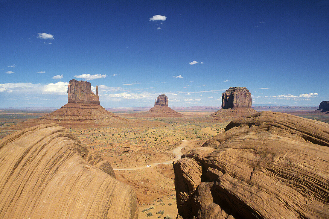 Desert, Monument Valley Navajo Tribal Park. Utah-Arizona, USA