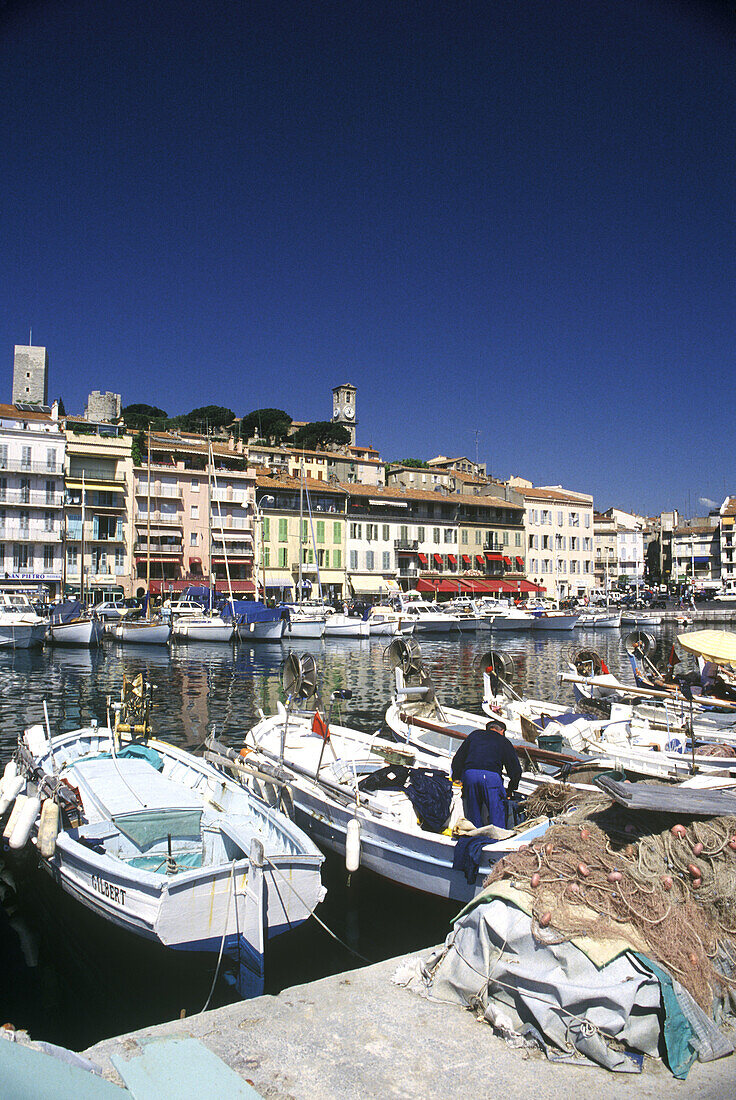 Old harbour. Cannes. Cote d Azur, France