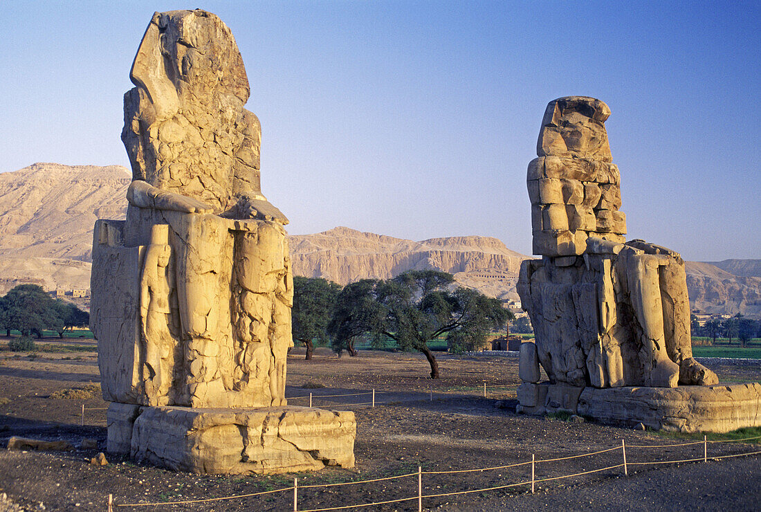 Colossi of Memnon. Luxor. Egypt