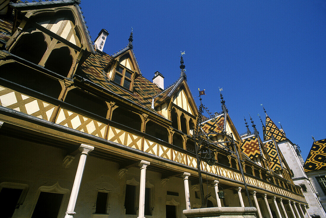 Hotel Dieu (1443). Beaune. Burgundy, France