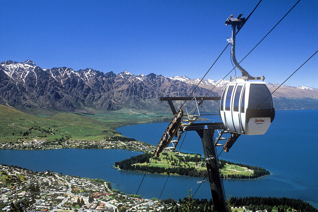 Skyline gondola. Queenstown. New Zealand