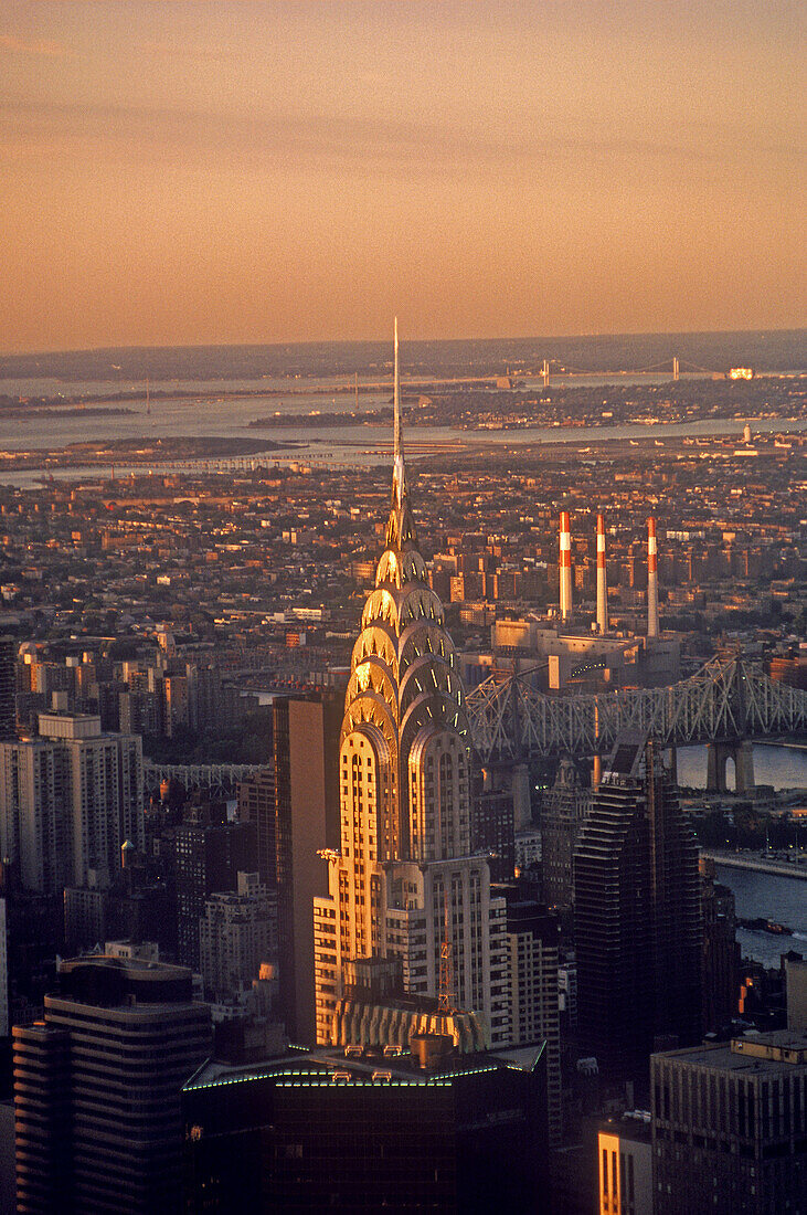 Chrysler Building and Midtown Manhattan skyline, NYC. USA