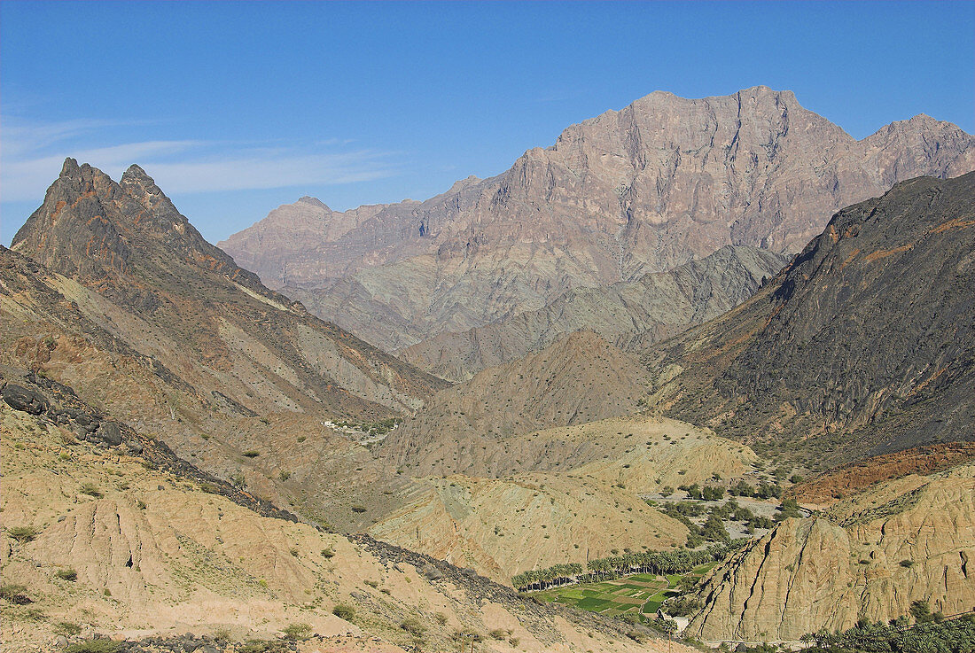Western Hajar mountains (Al Hajar al Gharbi), near the village of Balad Siyat, northern Oman