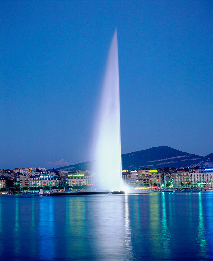 Water fountain. Geneva. Switzerland