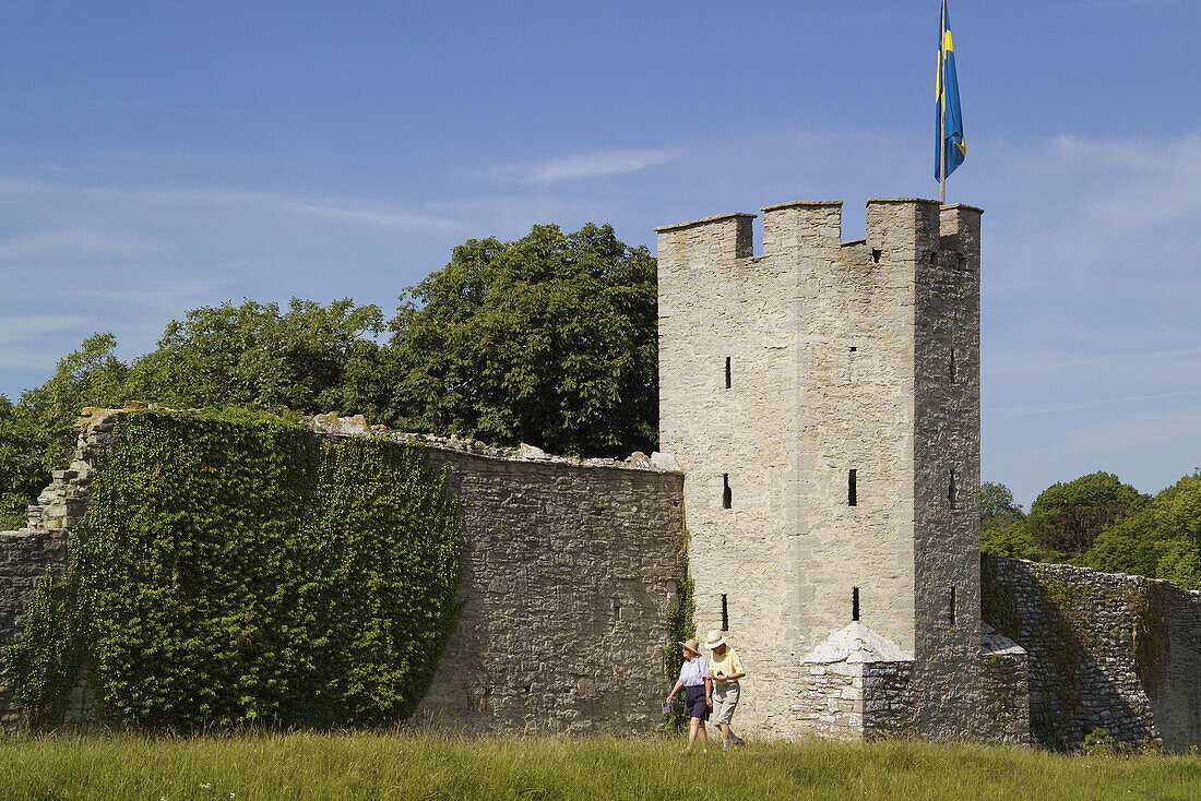 Walls and Towers of the Town of Visby, Gotland, Sweden