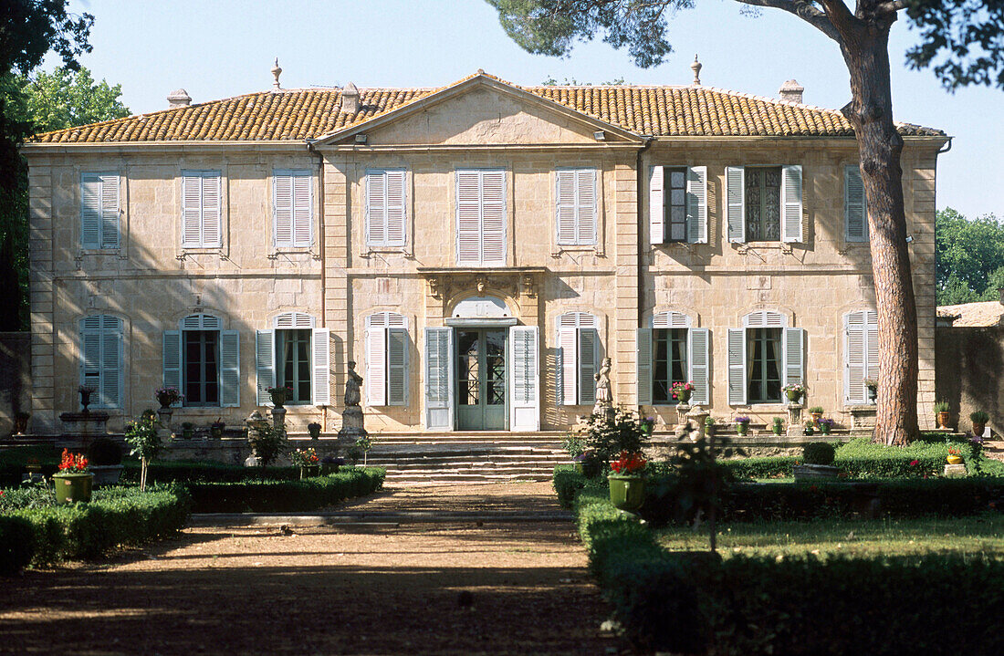 Chateau de la Mogere. Herault. Languedoc-Rossellon. France