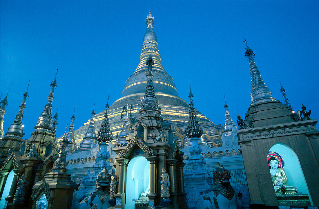 Shwedagon pagoda. Yangoon. Myanmar.