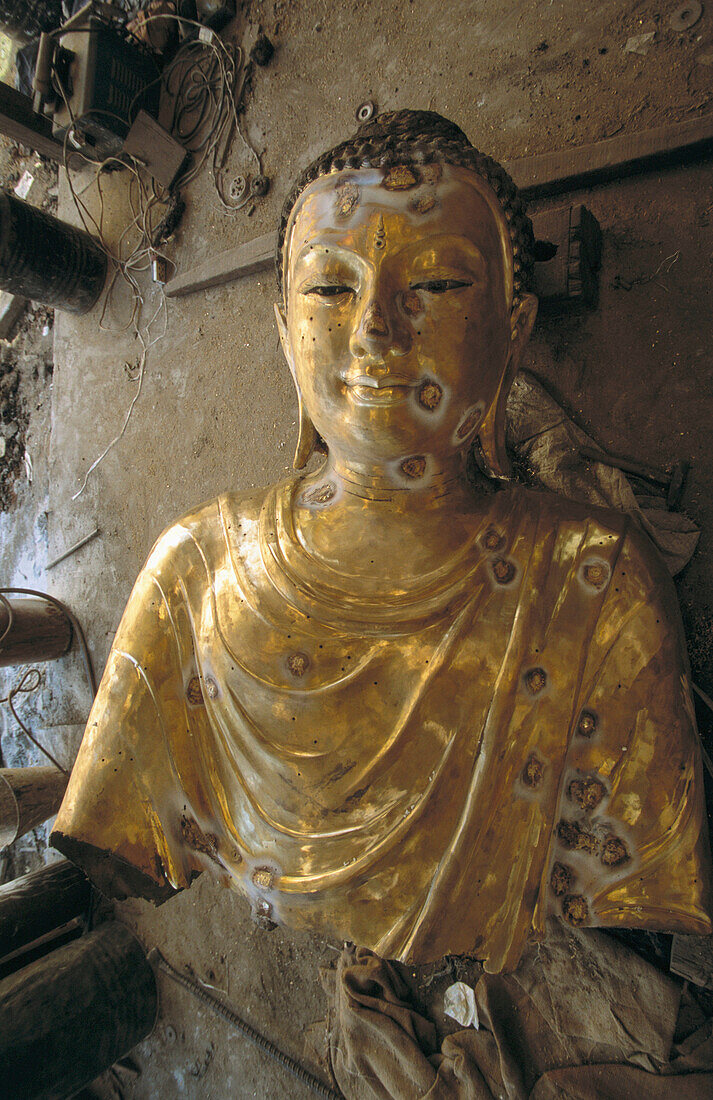 Bronze handicraft. Mandalay. Myanmar.