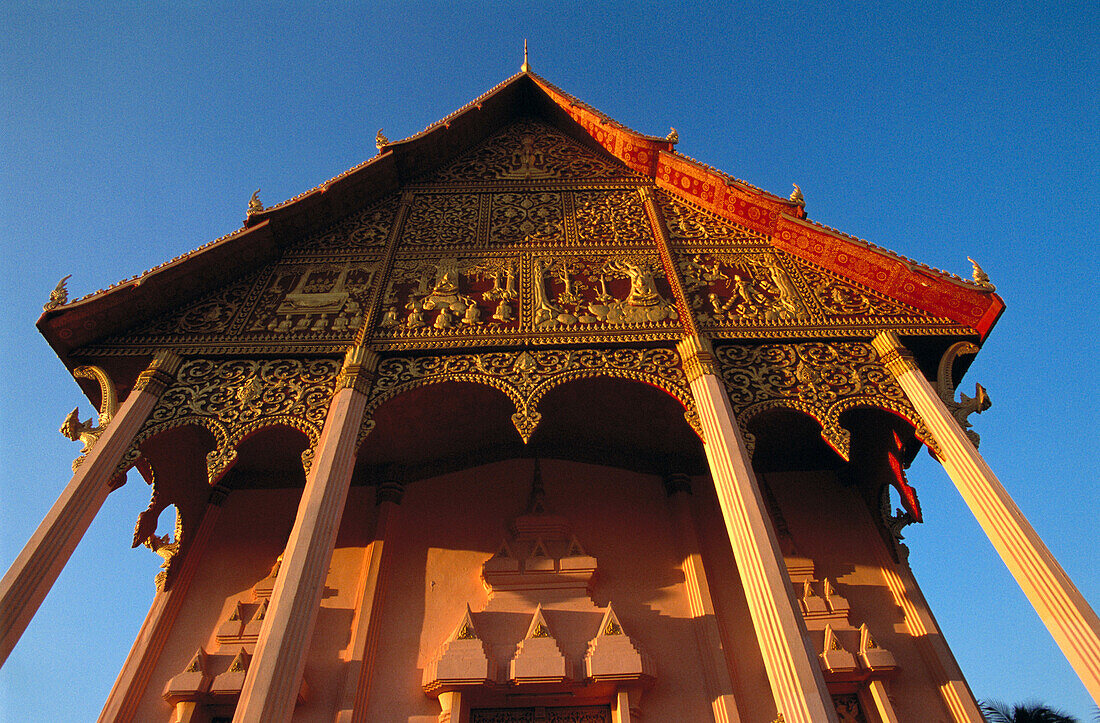 Vat That Luang Neva. Vientiane. Laos.