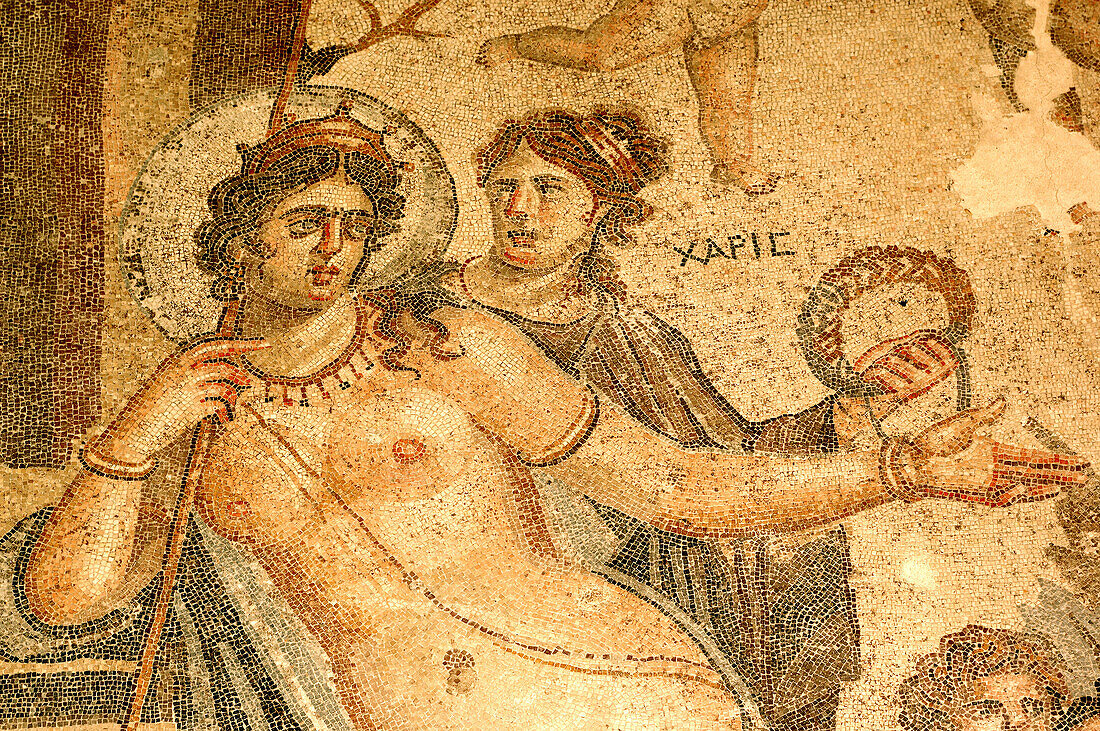 Mosaic of Aphrodite, Qanawat. Syria