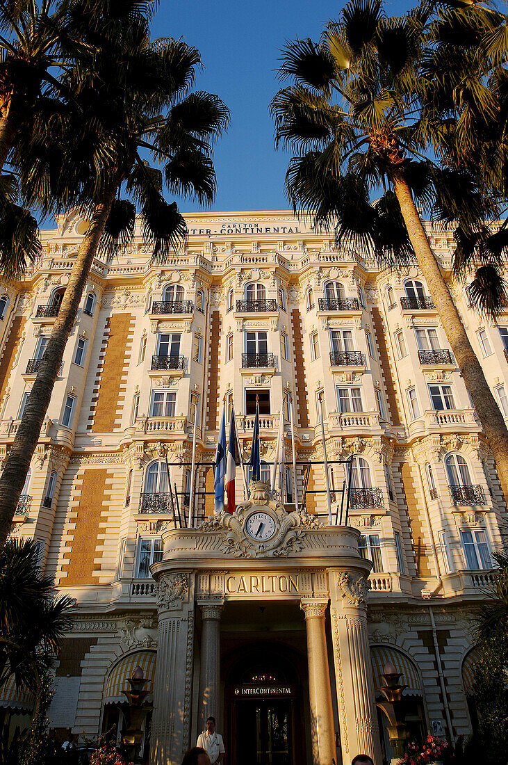 Carlton Hotel. La Croisette. Cannes. Alpes Maritimes. France