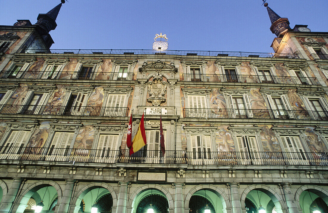 Casa de la Panadería built in 1590, Main Square. Madrid. Spain