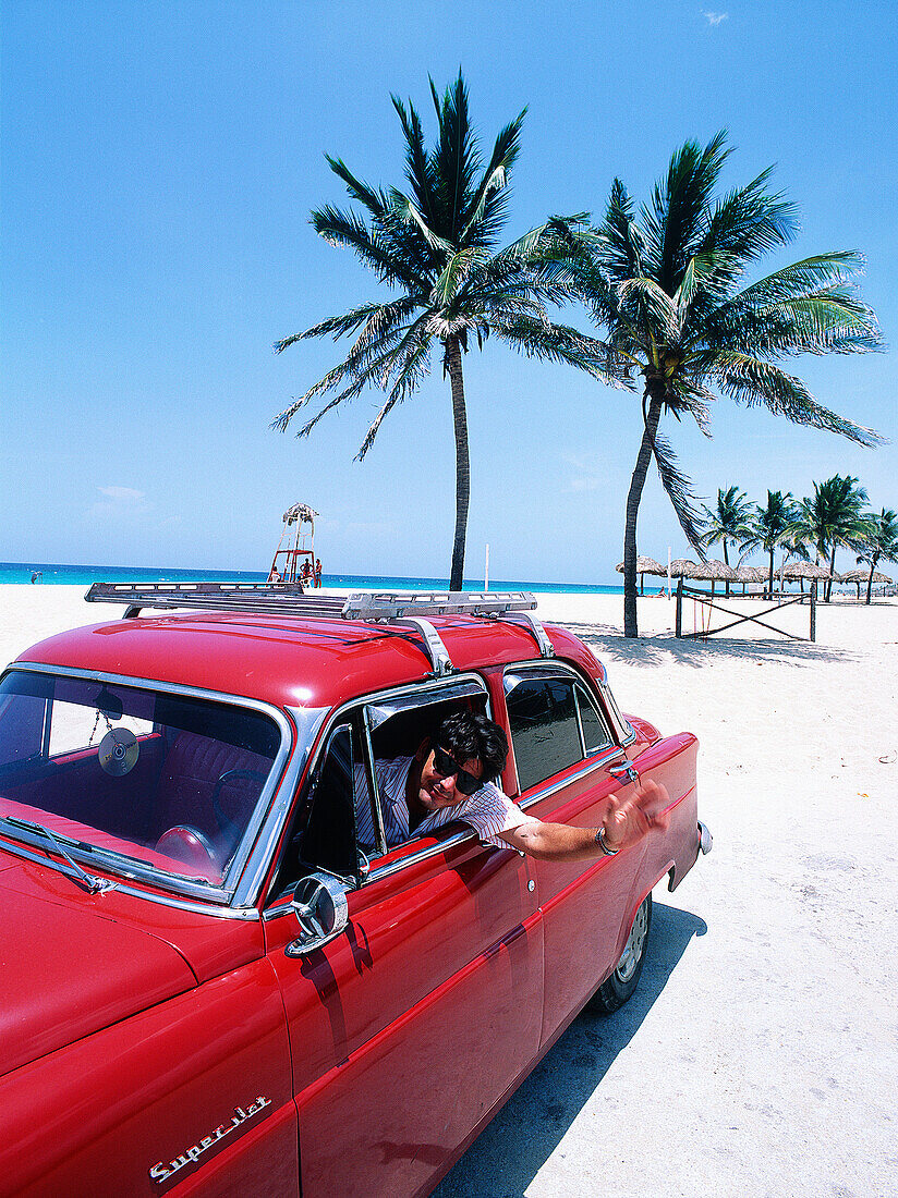 Cuba, Old American car.