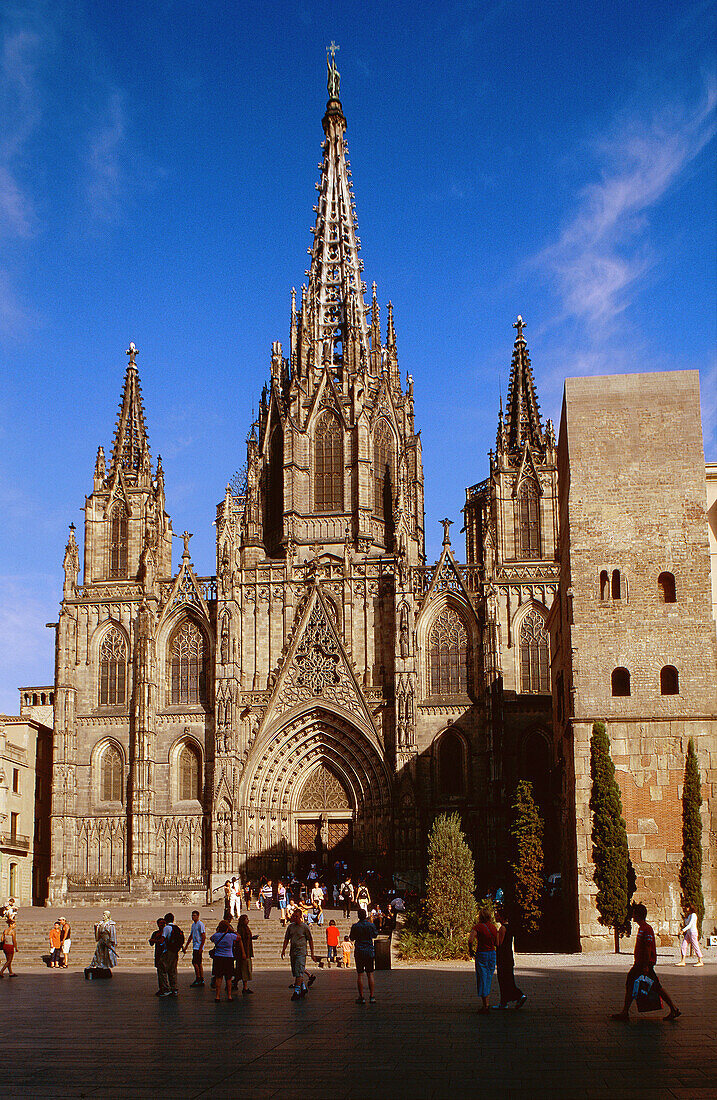 Spain, Catalunya, Barcelona, Gothic district, Cathedral