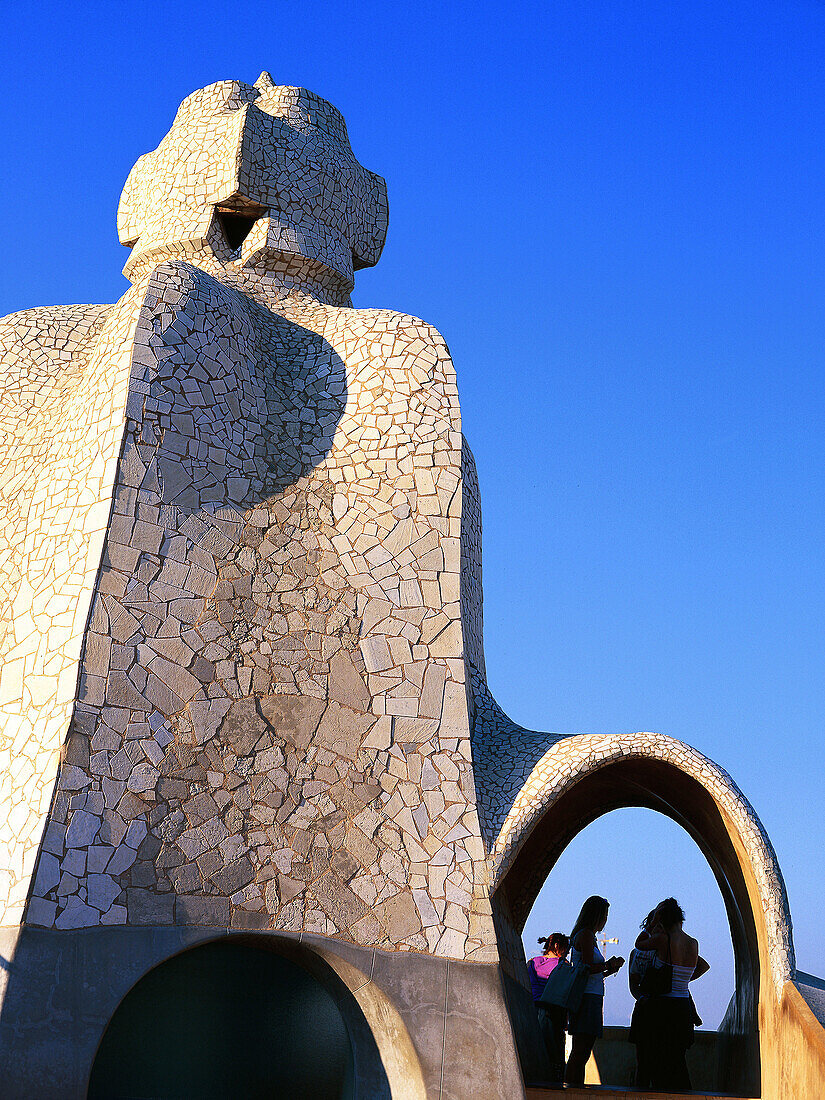 Spain, Catalunya, Barcelona, Gaudi, Pedrera.