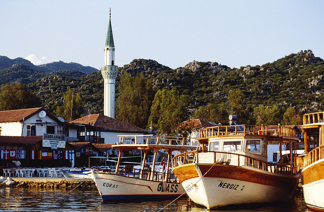 Harbour. Kekova Simena. Turkey.