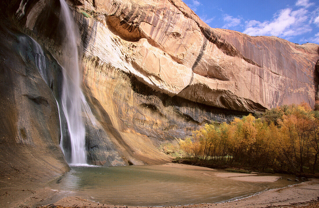 Lower Calf Creek falls. Grand Staircase-Escalante NM. Utah. USA