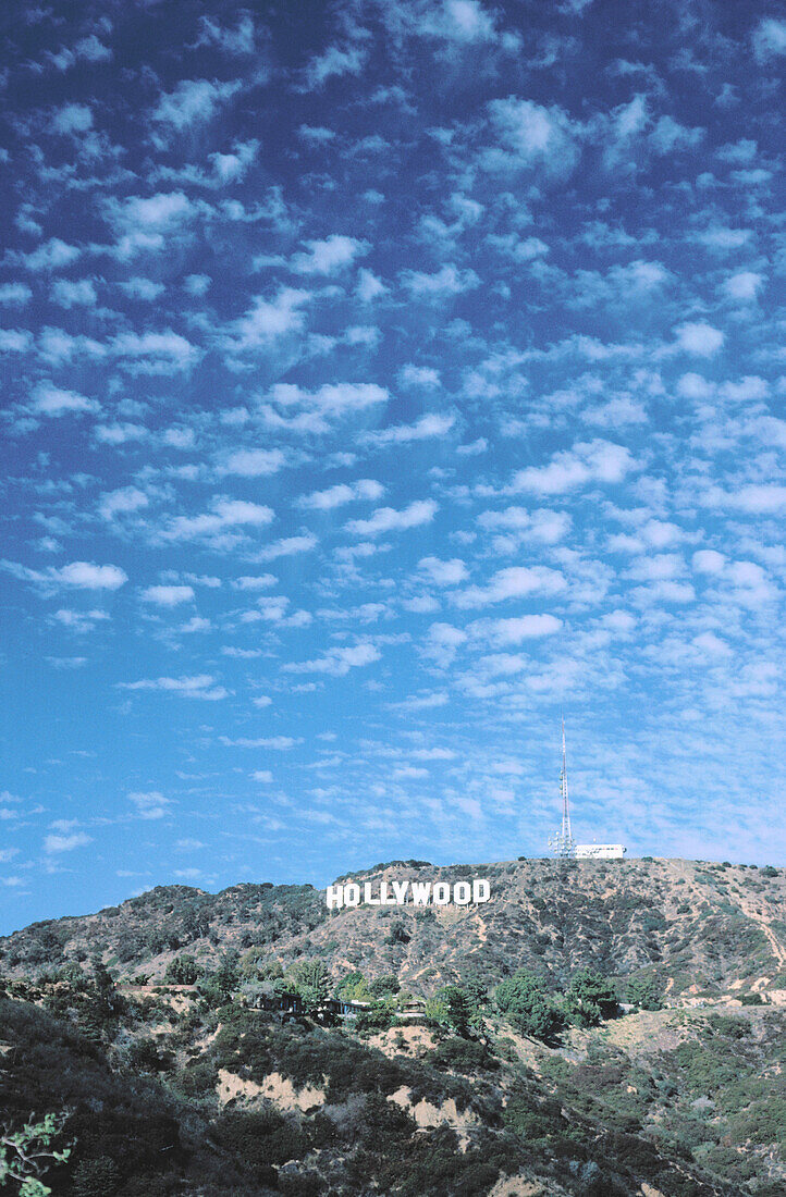 Hollywood sign. Los Angeles. USA