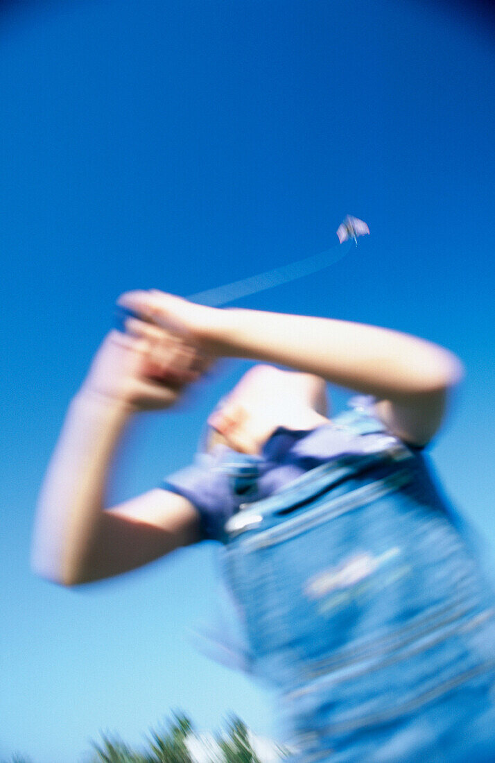 Child with kite
